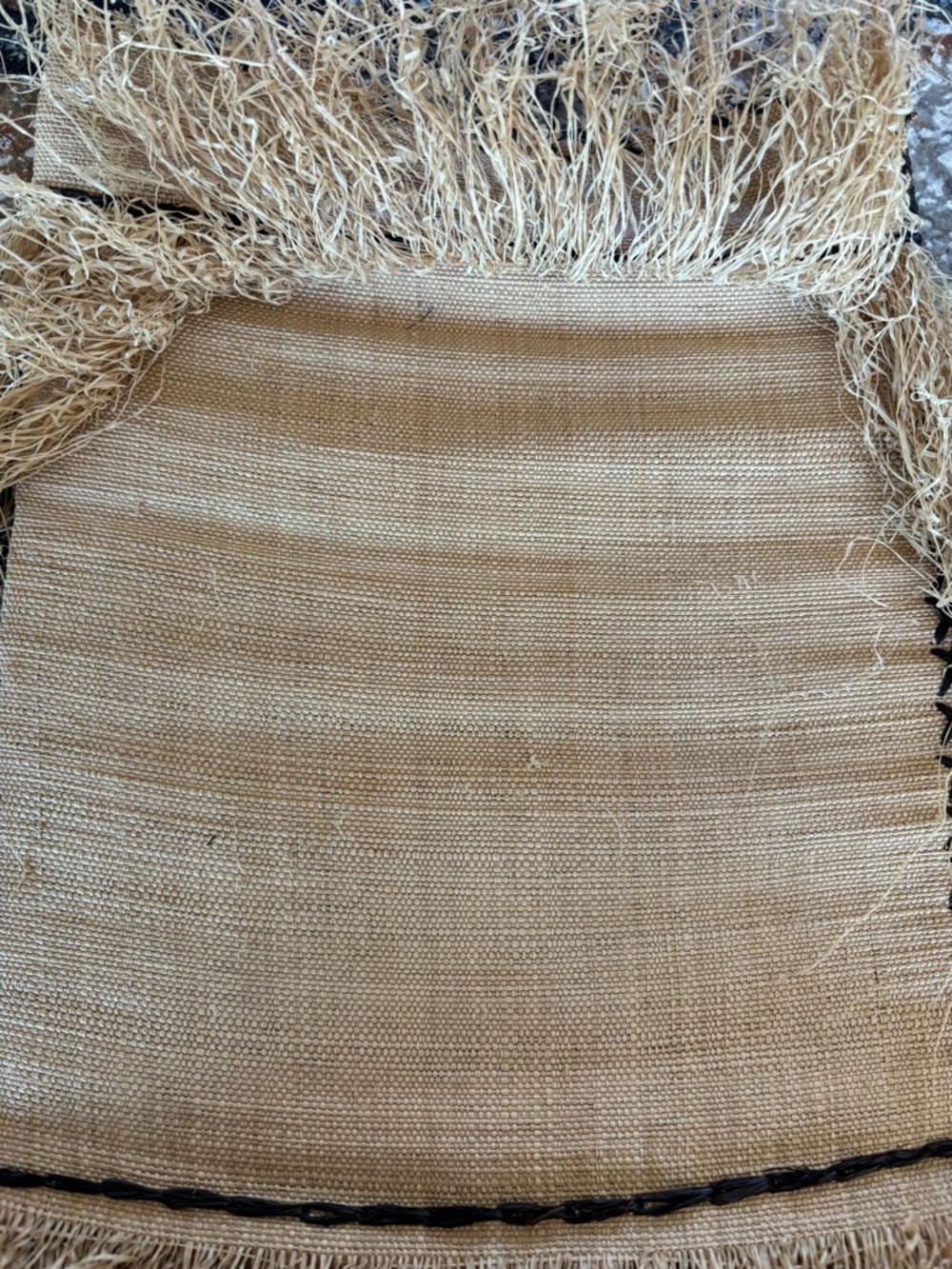 Organic Vintage African Rafia bag - Picture 6 of 8